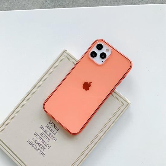 iPhone17 Прозрачный Цветной Мягкий Чехол Apple 17PROMAX Чехол для Мобильного Телефона Прозрачный Мягкий Чехол Apple 14PRO Подходящий