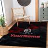 Ac Milan Customize Text Floor Rug Office Rug Perfect for Dormitory Outdoor Kitchen Hallway Anti-slip Rug Anime Office Decor