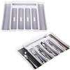 Merrytime Cutlery Case Storage Tray Expandable Drawer Divider Cutlery Storage Organizing Tray Tableware Storage Cutlery Tray Storage Kitchen Office