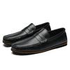 Fashion Genuine Leather Mens Casual Shoes Loafers Classic Men Business Shoes Lightweight Soft Moccasins Male Slip On Shoes Driving Flats