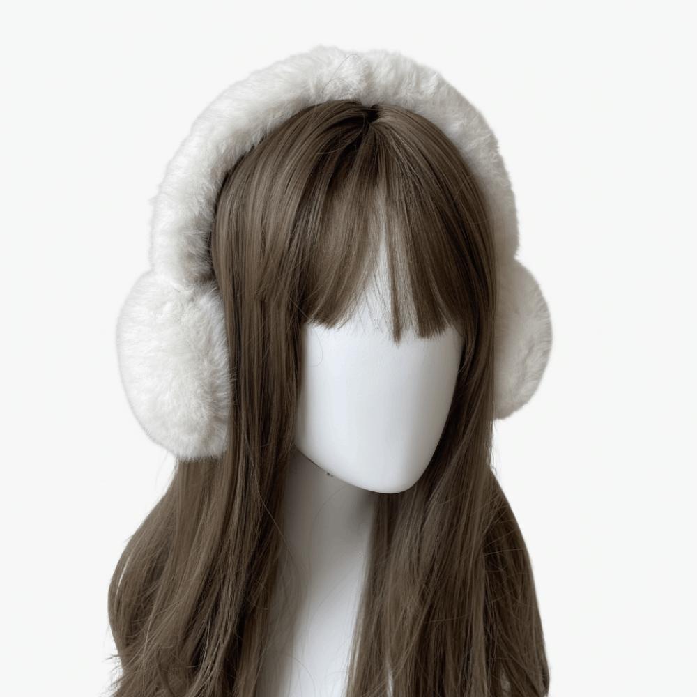 Winter Ear Protection Fluffy Ear Muffs Star/Heart/Cat Design Plush Earmuffs  Girl Gifts