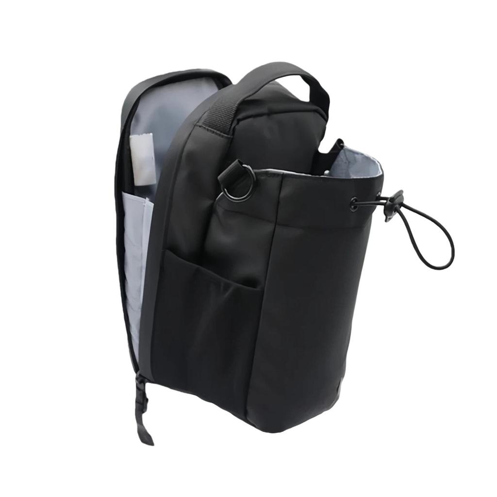 High-End Portable Crossbody Fitness Bag with Magnetic Water Bottle Holder