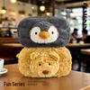 Cute Little Coconut Doll: Caramel Biscuit House Plush Toy & Children's Decoration Gift