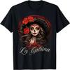 Платье La Catrina Стильный костюм на День мертвых Футболка La Catrina