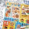 Cartoon Y2K Decorative Stickers For Scrapbooking Mobile Phone Diy Photo Card Decoration Collage Material Stickers