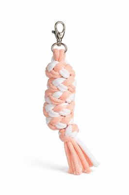 Hobby Horse Braided Rope Lead - White and Orange