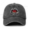 Забавные походные шапки Adventure Awaits Forest Bear Printed Baseball Caps Classic Cotton Adjustable Baseball Hats for Men Women