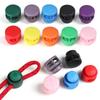 Sportswear Accessories Double Holes Plastic Stopper Apparel Shoelace Cord Lock Bean Toggle Clip