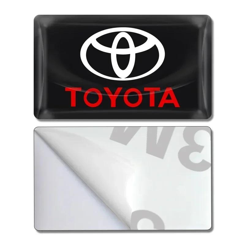 3D Эпоксидные Наклейки для Украшения Автомобиля Toyota на Руль и Приборную Панель