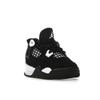 Air Jordan 4 Retro TD White Thunder Baby Sneakers Black FV4538-001