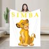 Lion King  Blanket Funny Cartoon Simba  Fleece Funny Warm Throw Blankets for Home Autumn/Winter