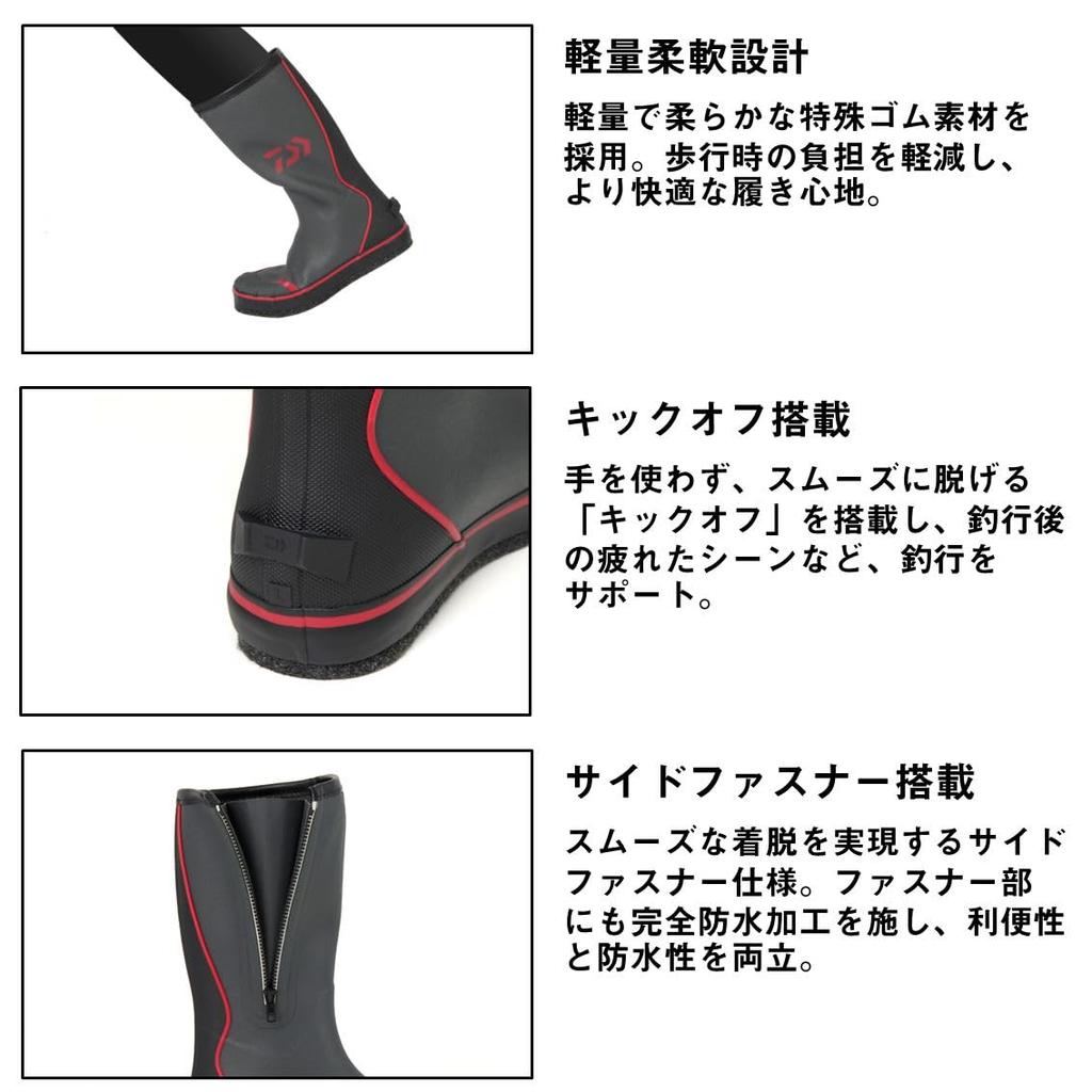 DAIWA Felt Spike Fishing Boots NB-3506 Gray L