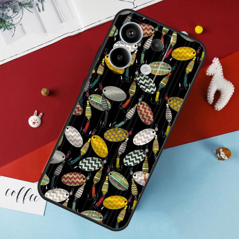 Чехол-коробка для рыболовных снастей для Xiaomi Redmi Note 13 Pro 14 12 11 10 15 Pro Plus Redmi 10C 12C 13C 14C 15C 15 Чехол