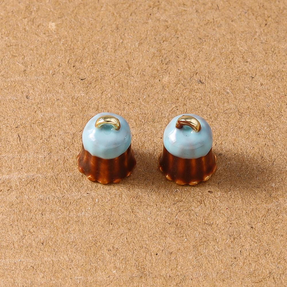 5 шт. Милые Подвески в виде Кофейных Чашек, Пирожных, Шоколада, Пончиков для Изготовления Серёг, Ожерелий, DIY Аксессуары для Бижутерии