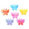 400Pcs Mixed AB Cloth Butterfly Patches DIY Crafts Stick On Scrapbooking Flatback Ornament Accessories