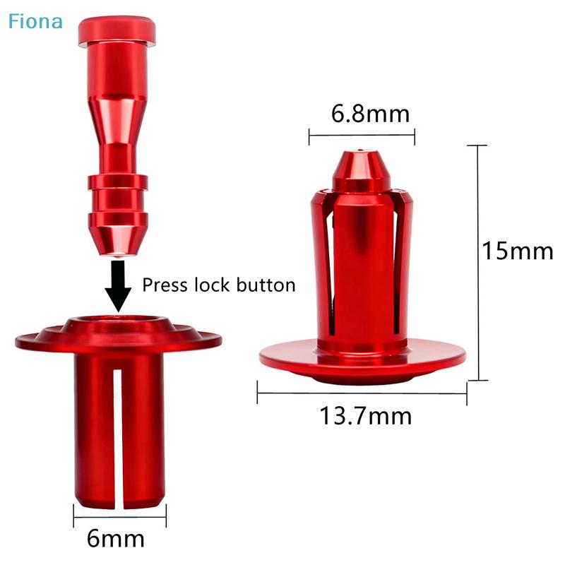 Новый Заклепка-кнопка PrecisionLock Алюминий CNC M5x15 Универсальная для Мотоцикла 1/6/12 шт.