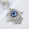 Bag Pendant Car Keyring Cartoon Hamsa Hand Keyring Buddha Hand Keychains Evil Eye Keychain Amulet