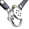 FRRK Stainless Steel Inverted Male Wearable Device with Classic Bondage Strap Belt Chastity Cage BDSM Advanced Player Sex ToysGood product