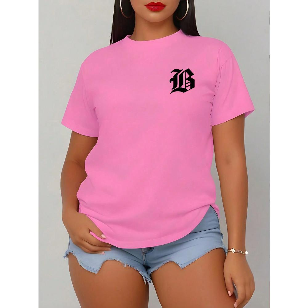 Женская повседневная футболка с коротким рукавом, удобная, круглый вырез, короткий рукав, модный уличный цифровой топ для женщин