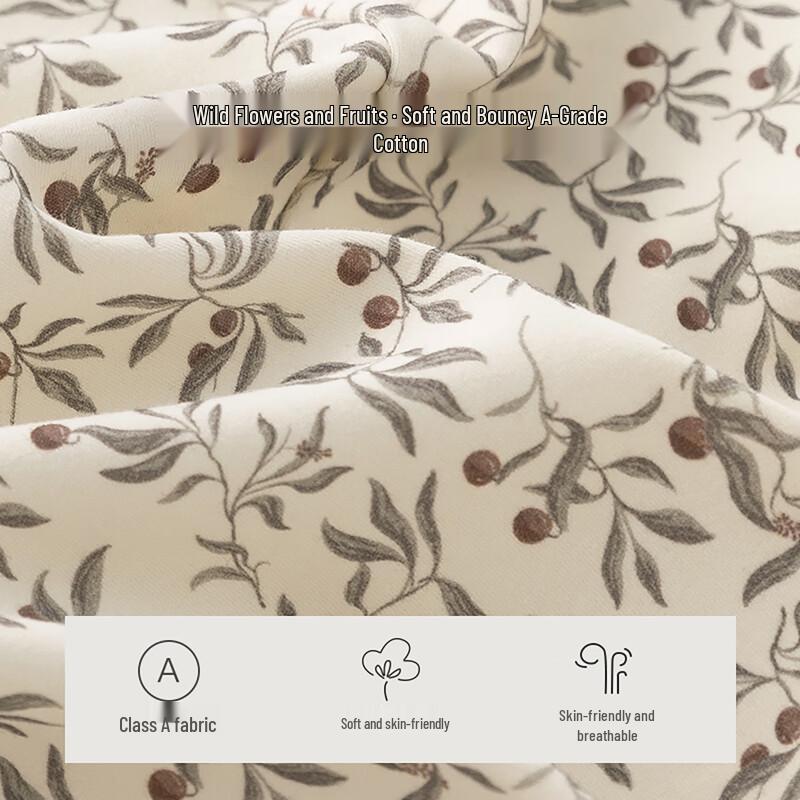 Guaiqi Bear Infant Girl's Long-Sleeve Cotton Bodysuit