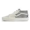 Vans Премиум Sk8-Mid 83 Pattern Clash мужские кроссовки белые зефирные черные VN000CQQFS8