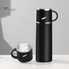 Портативная бутылка для воды из нержавеющей стали, герметичная двухслойная чашка с вакуумной изоляцией, большая емкость, пищевая посуда для напитков, модная автомобильная кружка для воды