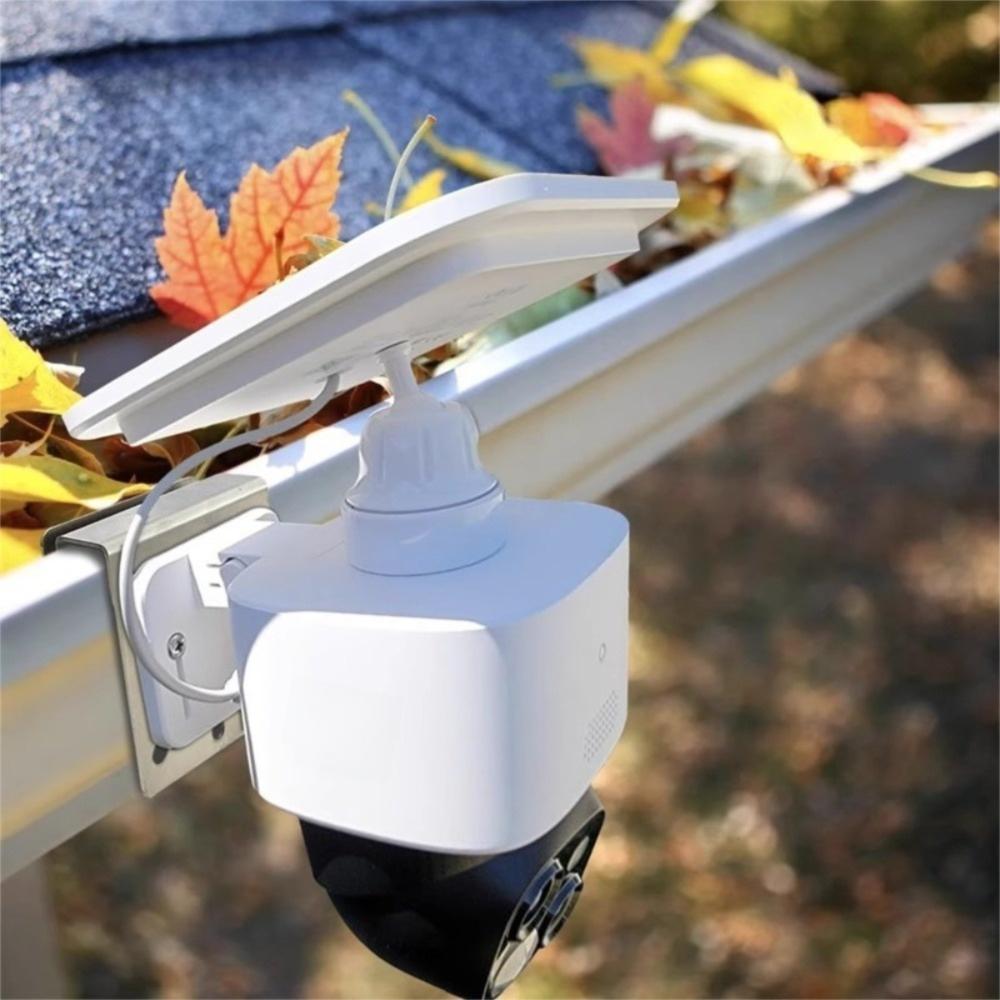 Wall Mount Gutter Bracket Drainage Channel Mount for Eufy SoloCam S340/Eufy E30 Outdoor Use