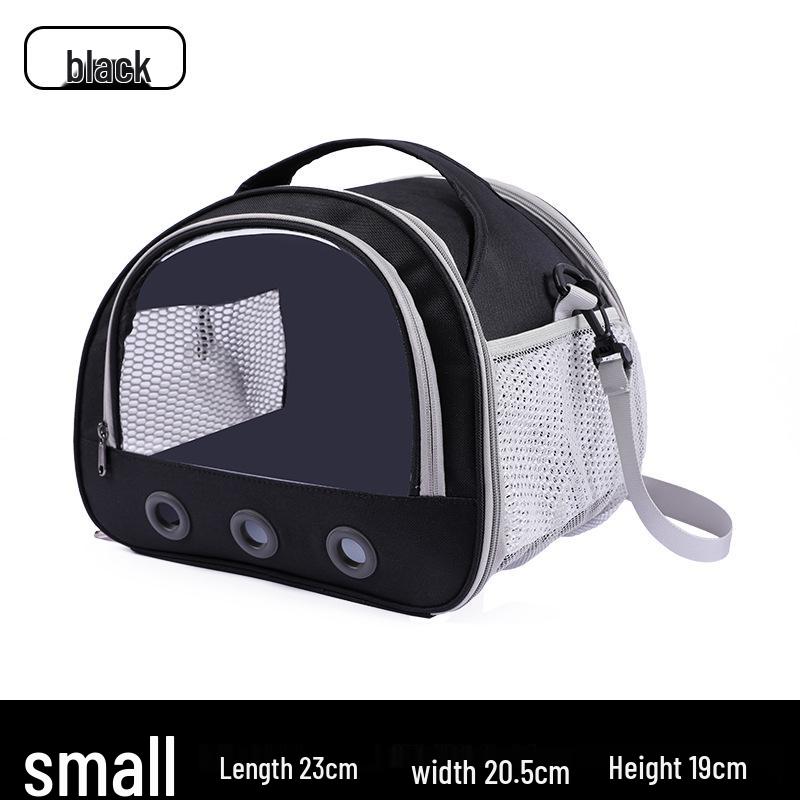 Compact and Breathable Foldable Hamster Carrier Handbag for Small Pets