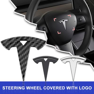 1 шт. Наклейка на руль автомобиля Эмблема Логотип Наклейка Значок Для Model S Model X Model Y Cybertruck Model 3 Model Y