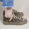 Fashion Spring Autumn Leopard Print 2024 New Woman Footwear Y2k Fashion Offers Arrival In On Offer Original Deals Canvas Shoes for Women