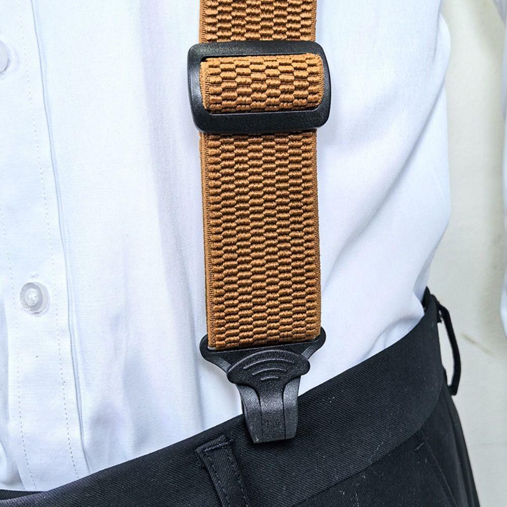 with 3 Gripper Clasps Work Suspenders Heavy Duty Adjustable Suspenders Y-Type Suspenders Work Use