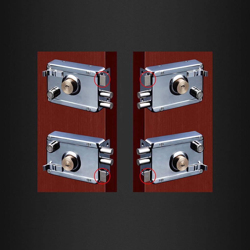 Замок Бытовые замки Навесные замки Аксессуар Прочный Универсальный Сверхмощный Общежитие Снаряжение С ключом Правое Открытие с Края