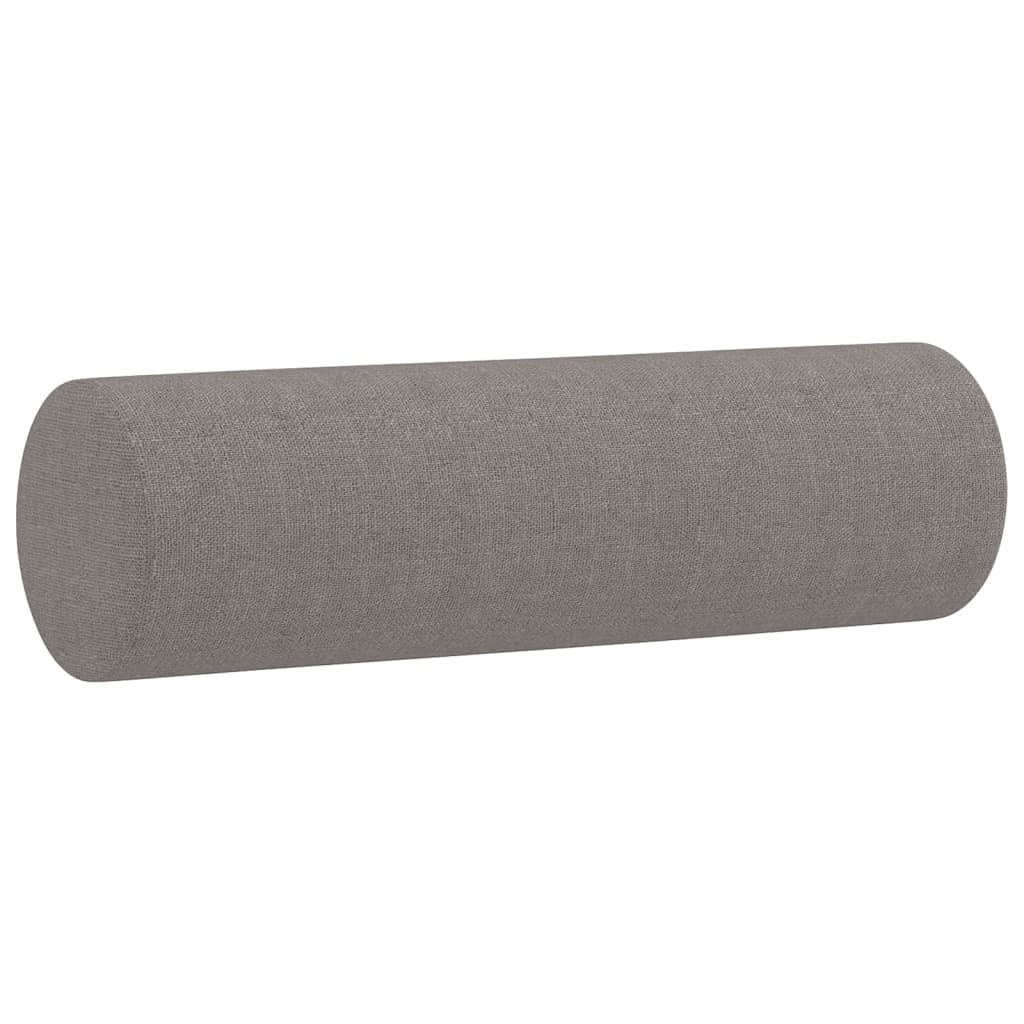 Vidaxl 3-Cz. Komplet Wypoczynkowy Z Poduszkami, Taupe, Tkanina