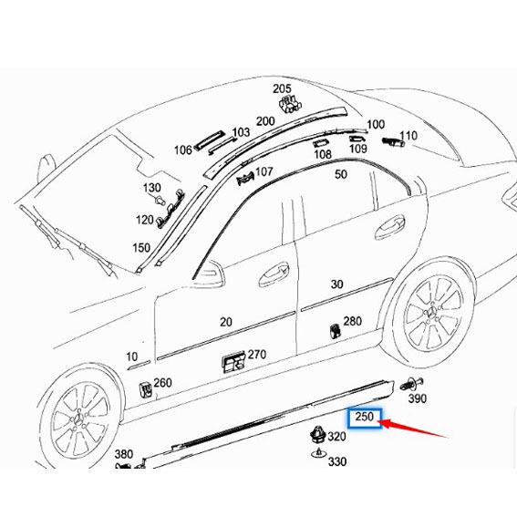 Mercedes-Benz C-Class W204 Ближний свет 2046980354/2046980454