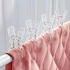 Multifunctional Big Size Plastic Clothes Clips for Securing Bedding and Garments Sturdy Laundry Pegs Ideal for Home Outdoor Use.