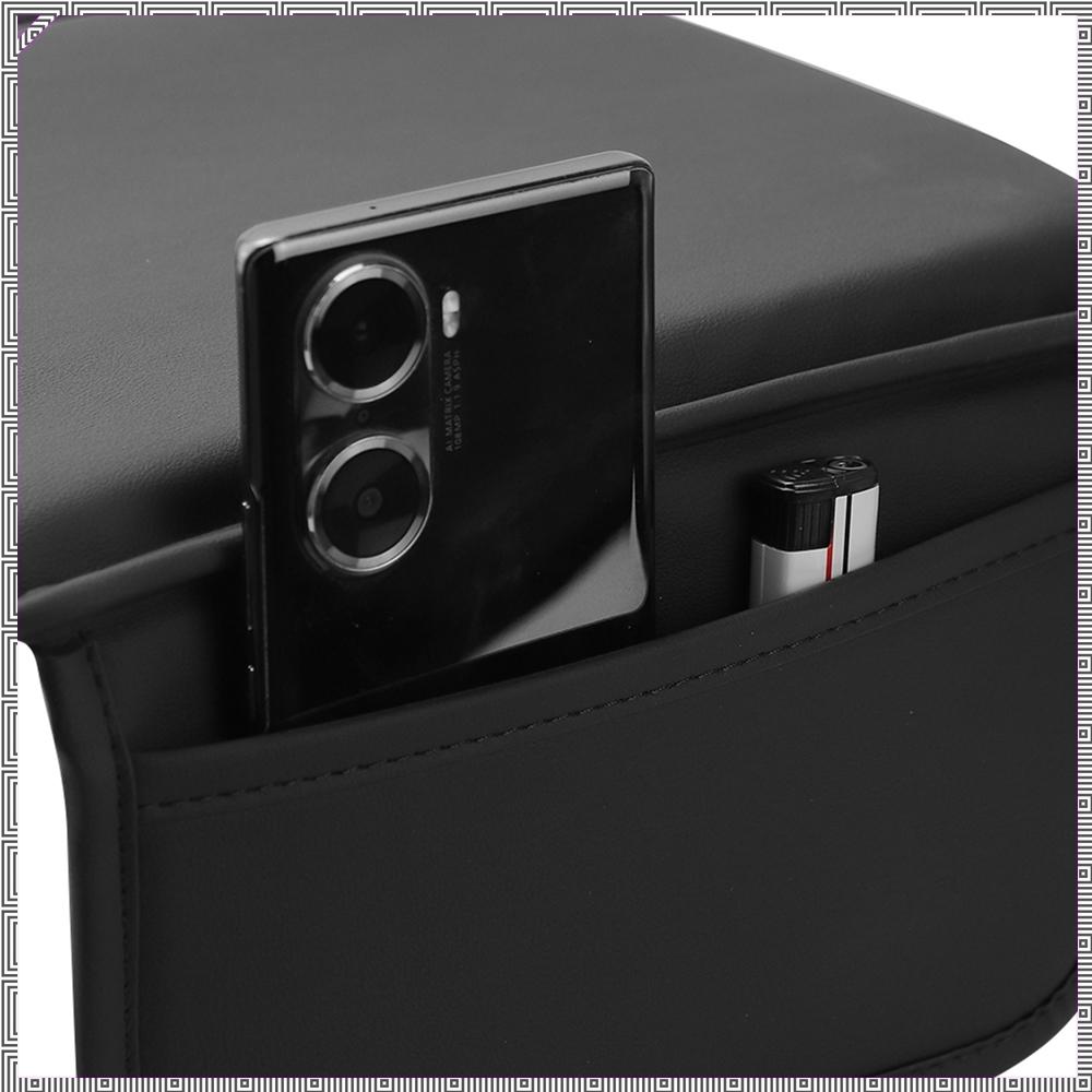 1pc PU Leather Car Center Console Armrest Box Protection Cushion For Peugeot 206 307 308 3008 5008 107 Auto Hub Cap Accessories