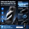 Protective Kit for Insta360 X4 Air Lens Guard Protective Frame Cap Storage Bag Case Screen Protector for Insta 360 X4 Air