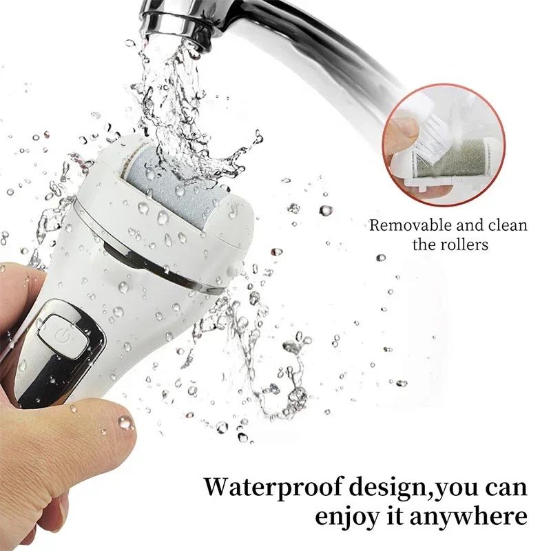 Электрическая пилка для ног Пилка для ног Многофункциональный инструмент для ремонта и ухода за ногами Портативный инструмент для отшелушивания и шлифовки ног