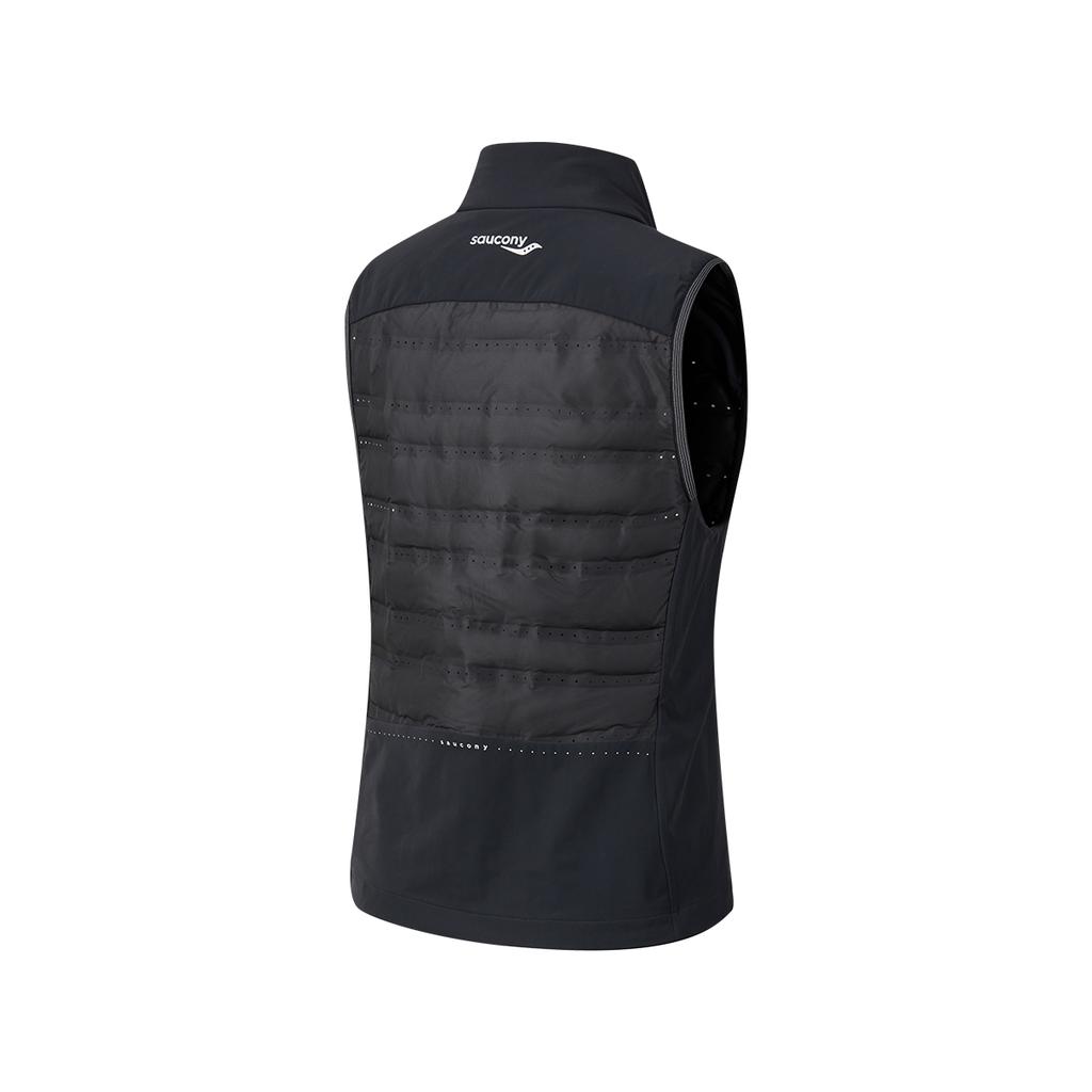 SAUCONY Жилет женский с воротником-стойкой на молнии Zip-Fit черный SC1240030A-BK01