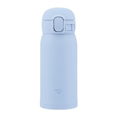 Бутылка для воды ZOJIRUSHI бесшовная 360 мл Кружка из нержавеющей стали One Touch Airy Blue Интегрированная упаковка позволяет мыть только 3 предмета SM-WS36-AM
