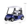 1/20 Scale Alloy Golf Cart Model Toys Metal Diecast Car Model High Simulation Pull Back Vehicle Toy Collection Boy Birthday Gift