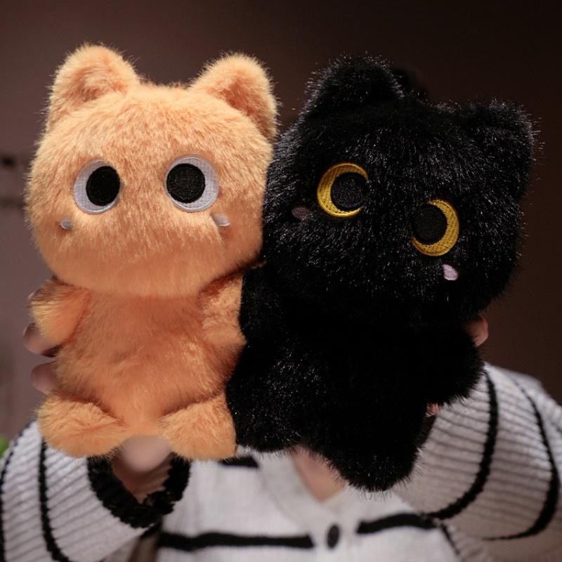 Маленькая Супер Милая Плюшевая Игрушка Кукла Каваи Мягкая Игрушка Черная Кошка Подушка Плюшевые Игрушки Подарок на День Рождения Рождество для Детей