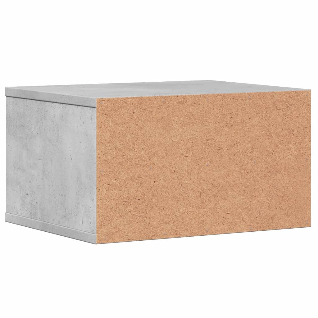Printer Stand Concrete Grey 40 x 32 x 22.5 cm Particleboard