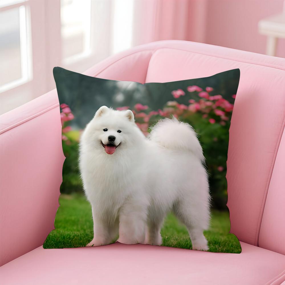 NICE CUTE Labrador Retriever dog Cushion Cover Pillow Case Soft Friendly Fabric Concealed Zipper