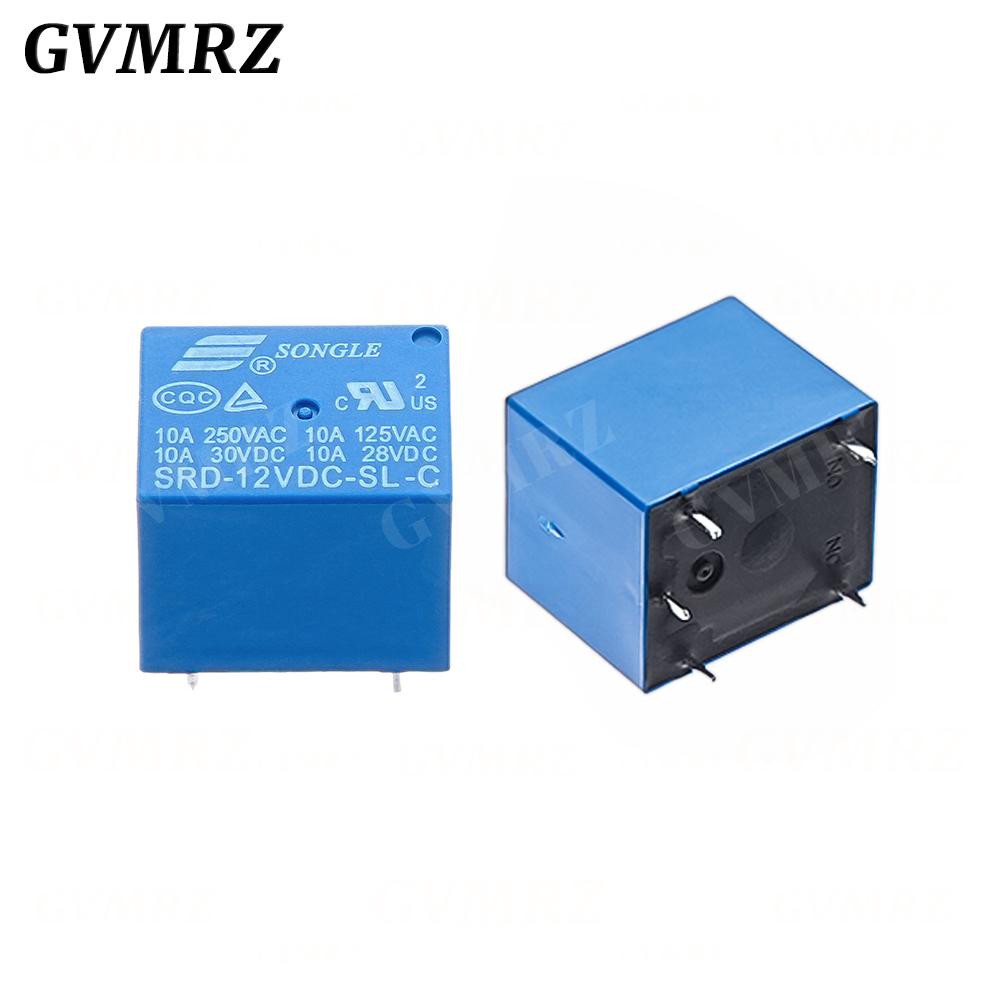 5PCS Relays SRD-03VDC-SL-C SRD-05VDC-SL-C SRD-06VDC-SL-C SRD-09VDC-SL-C SRD-12VDC-SL-C 3V 5V 6V 9V 12V 24V 10A 250VAC 5PIN