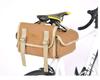 OSTRICH Canvas Saddle Bag Camel SP-731