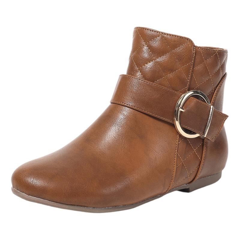 2024 Высококачественная женская обувь Ботинки женские с боковой молнией Модные женские ботинки Офисные и карьерные Ботильоны больших размеров