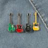 Funny Guitar Brooch Cartoon Guitar Enamel Pins Clothing Accessories Guitar Lapel Badge  Gifts
