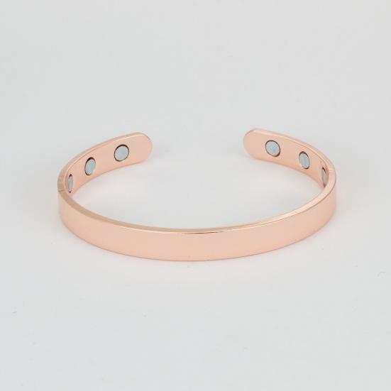 Магнитный Браслет Регулируемый Унисекс Браслет Минималистичный Браслет-Манжета из Сплава с Эффективными Магнитами Открытый Браслет Подарок для Мужчин и Женщин