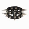 New Black Punk Spike Rivets Bracelets For Women Stud Bracelet PU Leather Charm Cuff Bracelets Cuff Bangles Jewelry Party Gift